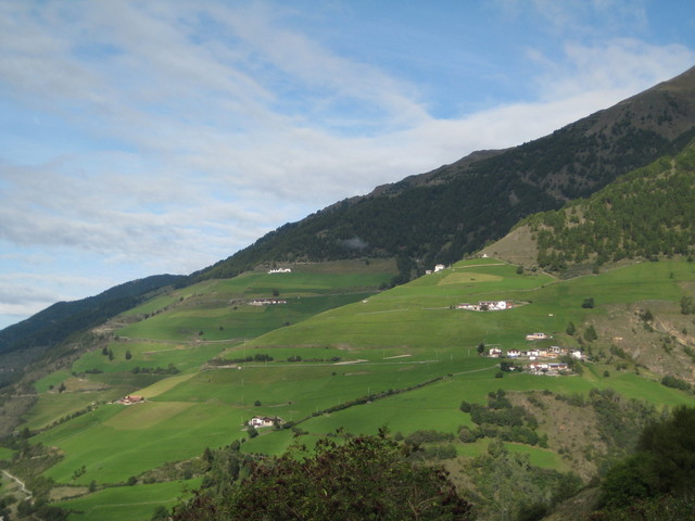 Blick zum Sonnenberg (Kortsch), wo es auch einen nahrhaften Anstieg gibt