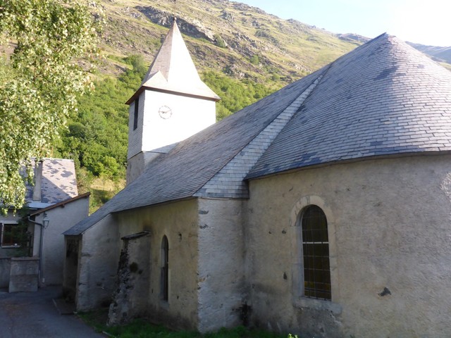 die Kirche von Aragnouet