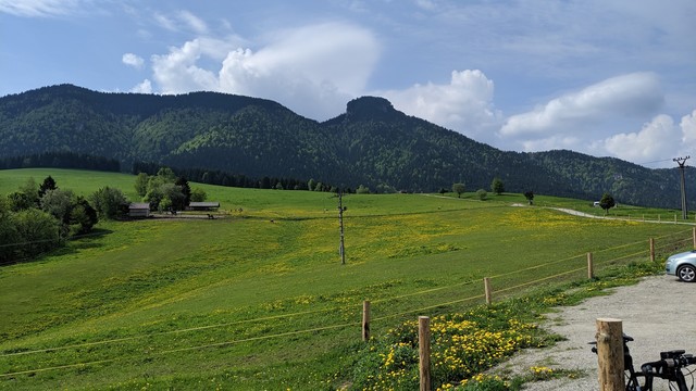 Passhöhe Sedlo Rovna Hora, Blick auf den Nordkamm der kleinen Fatra.