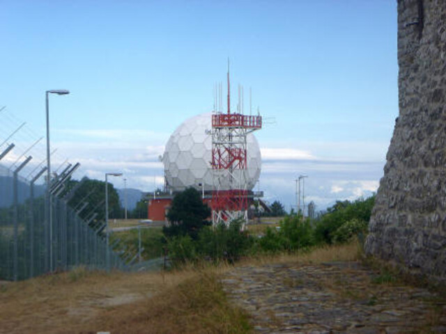 Gipfel mit Radarstation
