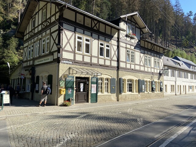 Anfahrt Kirnitzschtal - Gasthaus am Lichtenhainer Wasserfall