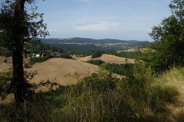 Blick Richtung Monts d'Aubrac