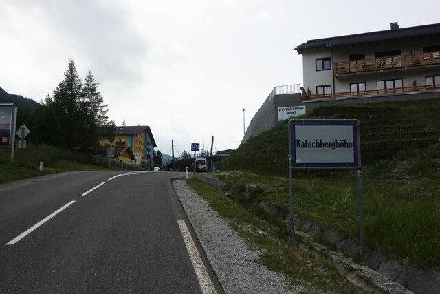 Die Katschberghöhe ist aus Richtung Norden erreicht.