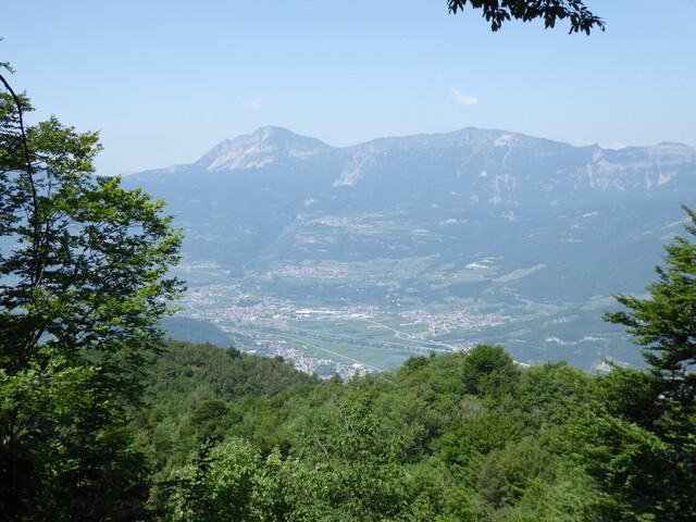 Mit Blick zum Monte Stivo.