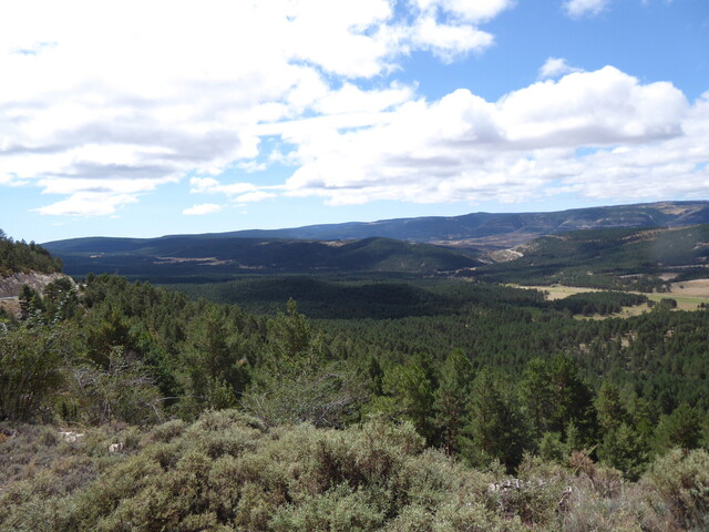 Westen: Blick über die Sierra de Gúdar.