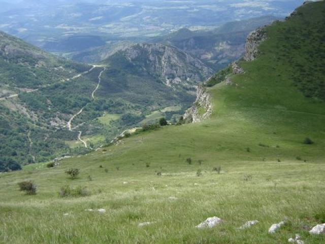 Col de la Chaudière Südseite.