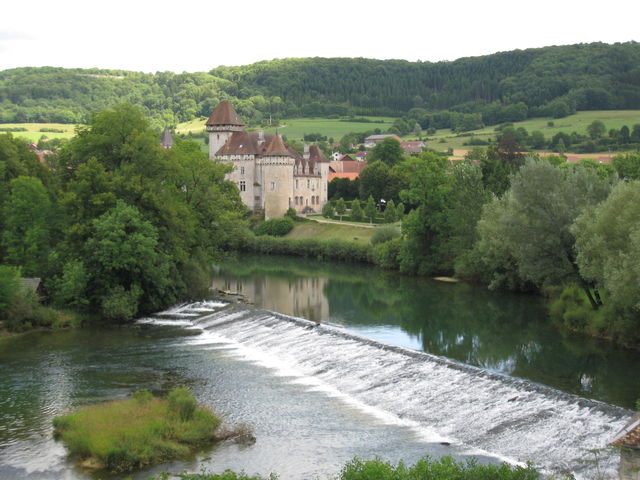 Das Schloss von Cléron.