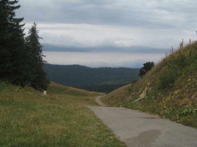Blick Richtung Valserine-Tal