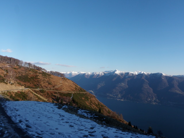 Umkehrpunkt bei Monte di Ronco auf 1250 m