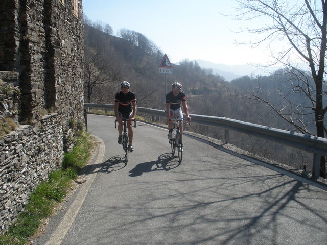 Roli und Markus am Passo di Portello
