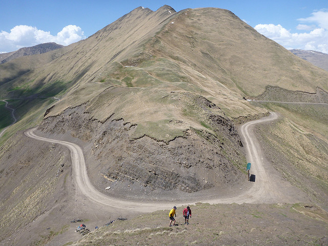 Datvisjvarisghele mit Blick auf den Kistanistavi (3047 m)