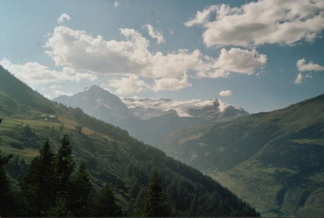 Blick von der Nordrampe des Col du Mont Cenis auf den Glacier de la Mahure mit dem Dent Parrachee links.Florian Platzek