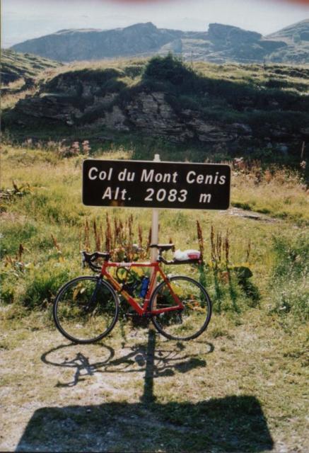 Das Passchild des Col du Mont Cenis.Florian Platzek