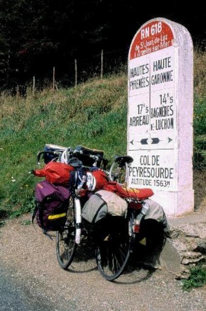 Das Passschild des Col de PeyresourdeHans Dietmar J&auml;ger