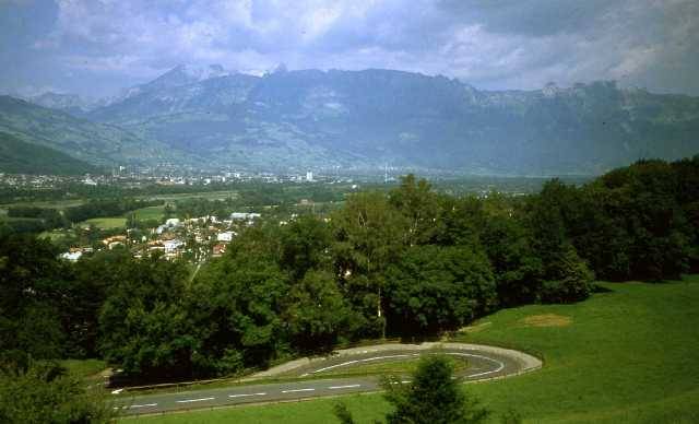 Blick Richtung Nordwesten mit den Appenzeller Bergen