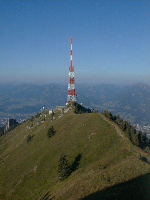 Die Antenne am Gipfel.Armin K&uuml;belbeck