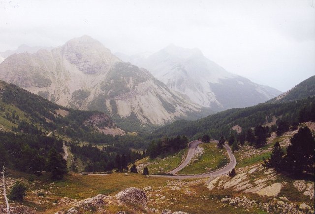 Südsicht vom Col de la CayolleSommertour 2000