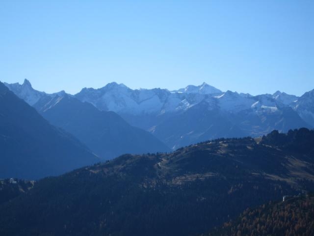 Die Zillertaler Alpen.