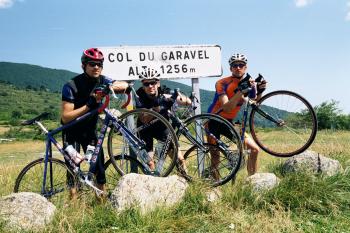  Passfoto am Col de Garavel.Tag 1 Sommertour Pyren&auml;en 2002