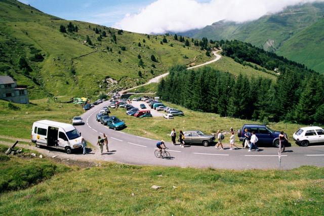  Bei Laquette am Col du TourmaletTag 6 Sommertour Pyrenäen 2002