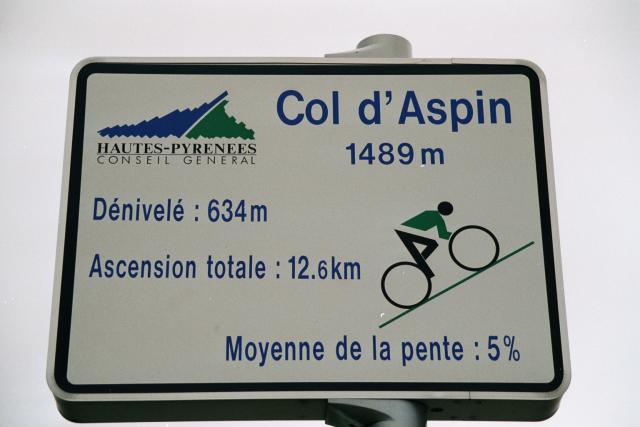  Col d'Aspin.Tag 6 Sommertour Pyren&auml;en 2002