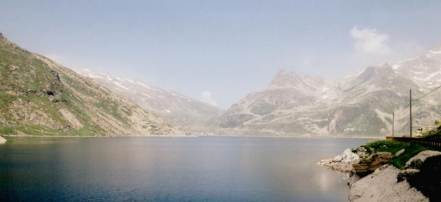 Der Lago di Montespluga.Tag 5 Sommertour 2001