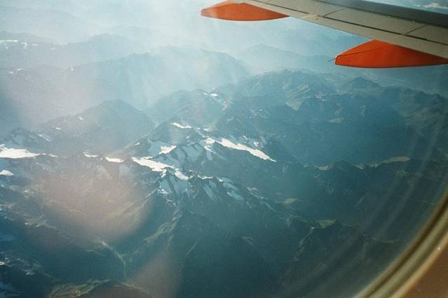Alpen ausm Flugzeug