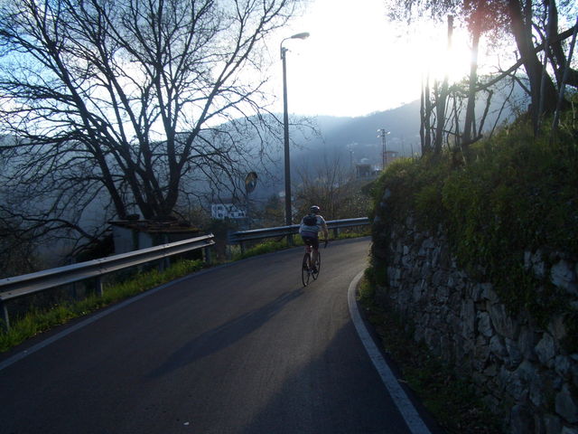 Auffahrt aus dem Valle Fontanabuona