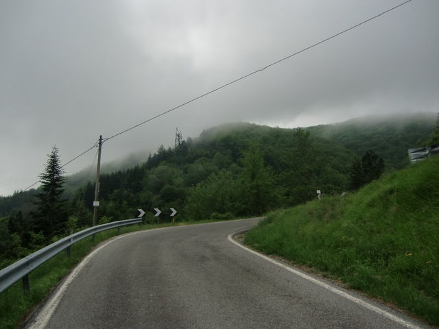 Südauffahrt vom Passo Scoligna