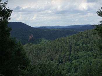 Die Burg Berwartstein im Pfälzer Wald.