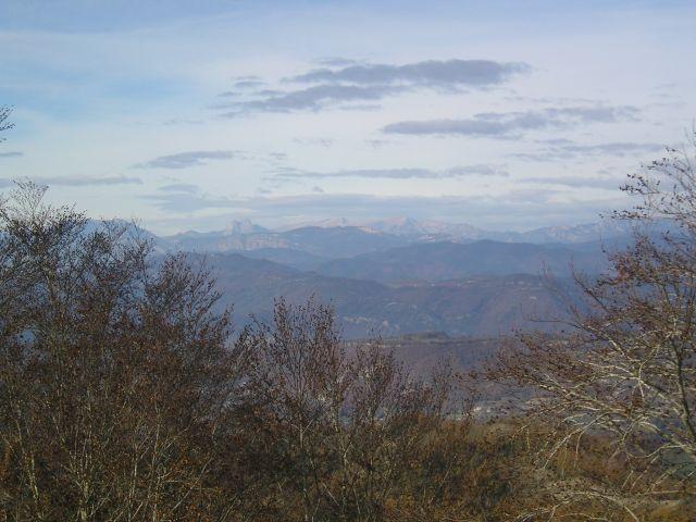 Blick nach Nordwesten zum Pedraforca.