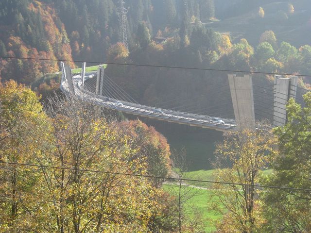 Die viel gelobte Sunnibergbrücke