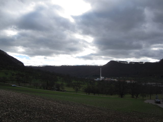 Blick zurück ins Lenninger Tal.