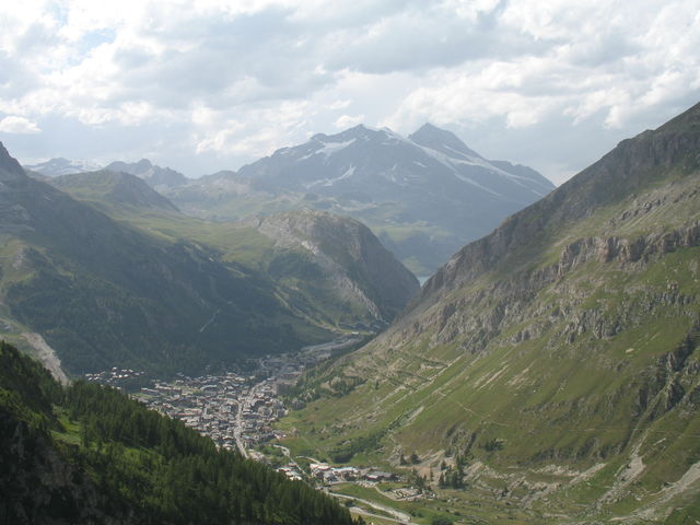 Auf der Abfahrt: Val d'Isére