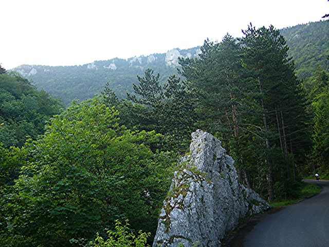 Straße zum Col de l' Aiguillon