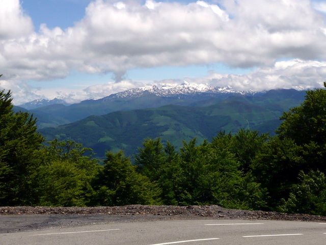 Ausblick gen Osten vom Col de Bagargui