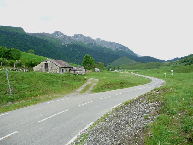 Ostabfahrt des Col de Marie Blanque
