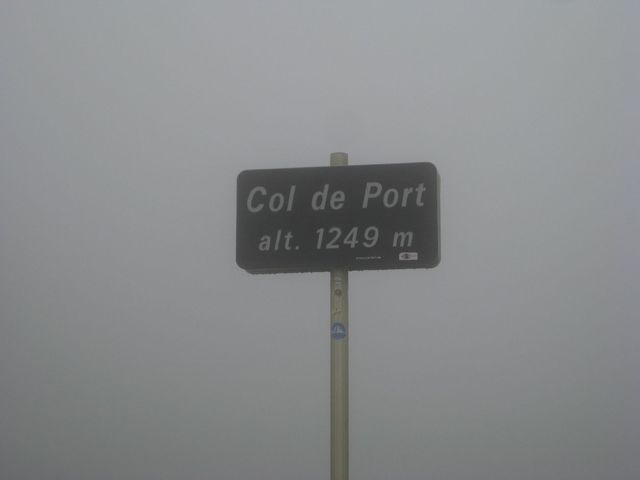 Col de Port, wolkenverhangen und recht kalt