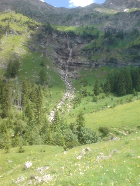 Wasserfall vom Großen Daumen