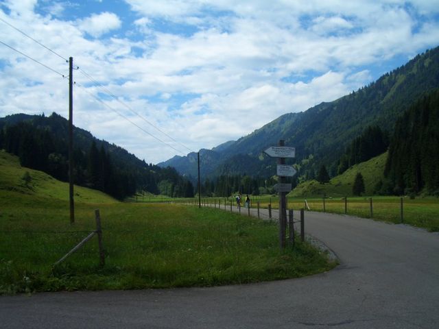 Kreuzung Scheidwangalp H”llritzer Alp.