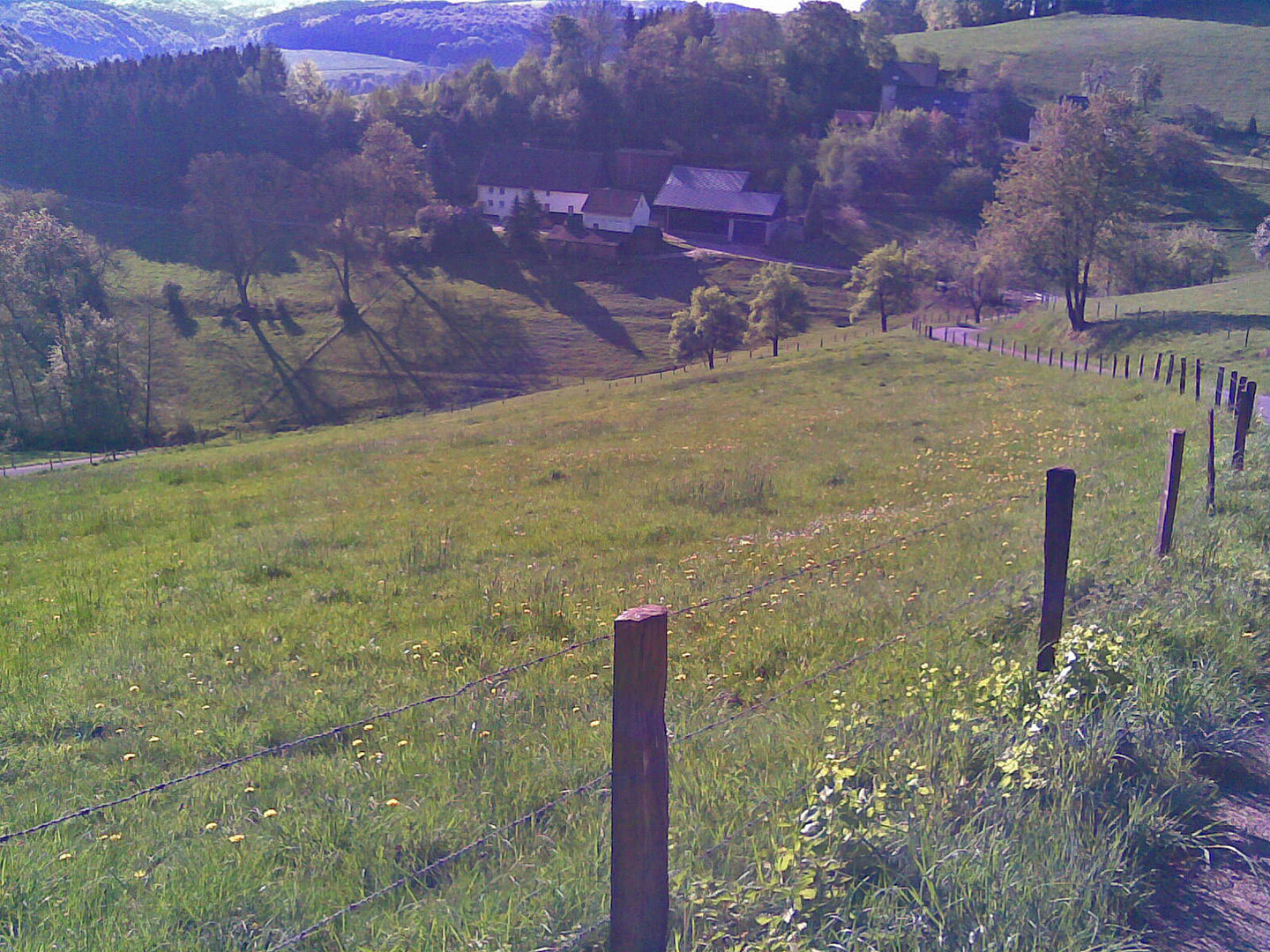 Bauernhof am Ende des Hilkenhohler Wegs.