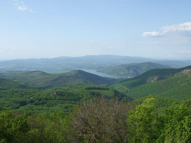 Blick nach Norden, Richtung Donauknie und Börzsöny