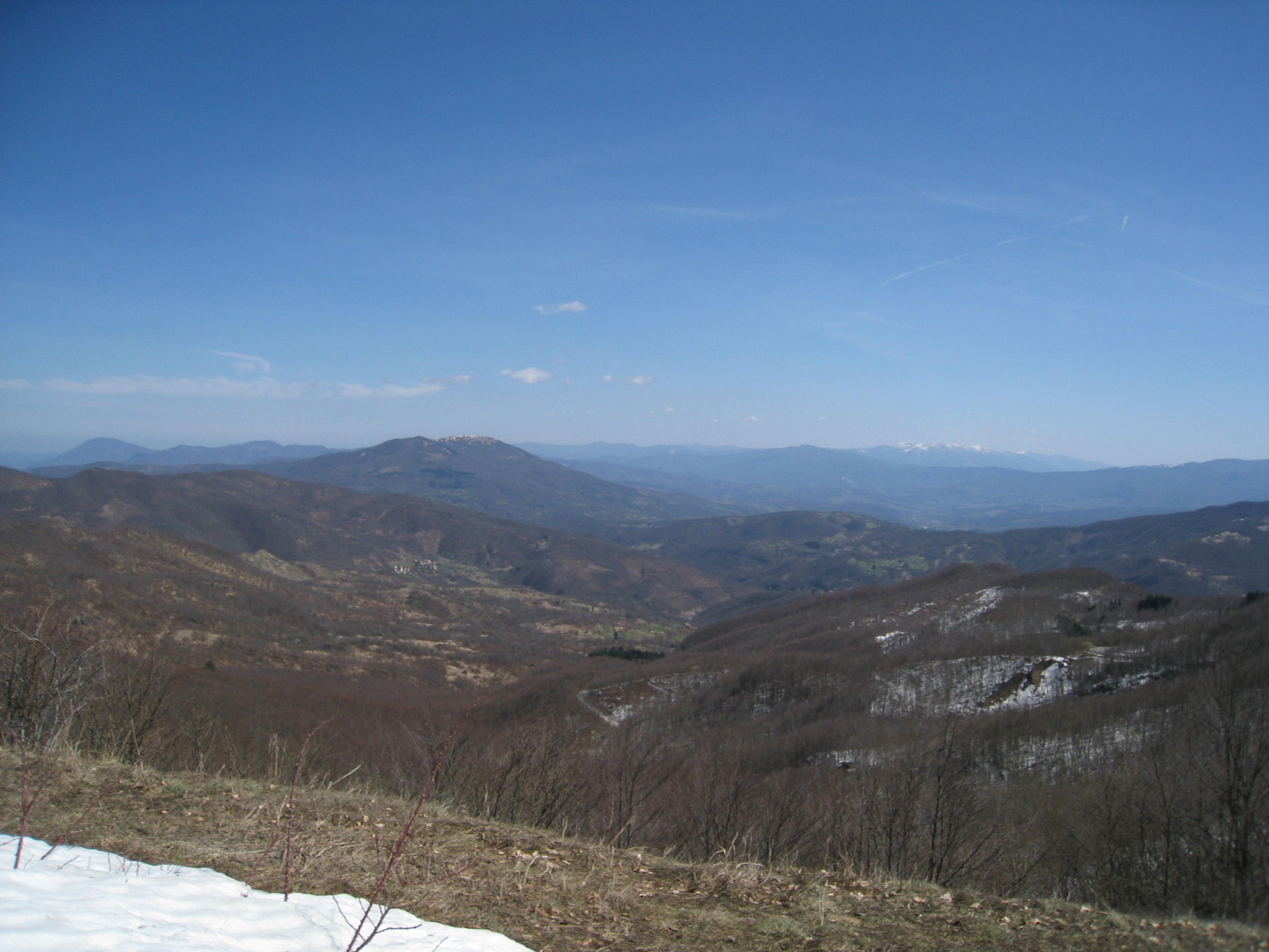 Weiter Blick Richtung Süden (Saisonauftakt in Ligurien 2011)