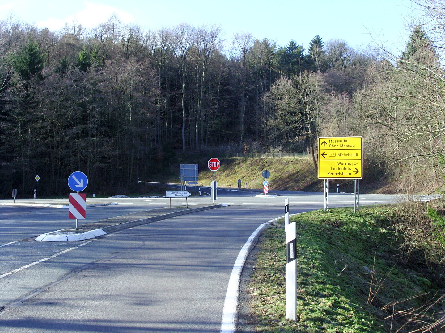 Am Weiler Spreng (geradeaus Richtung Fuchshütte).
