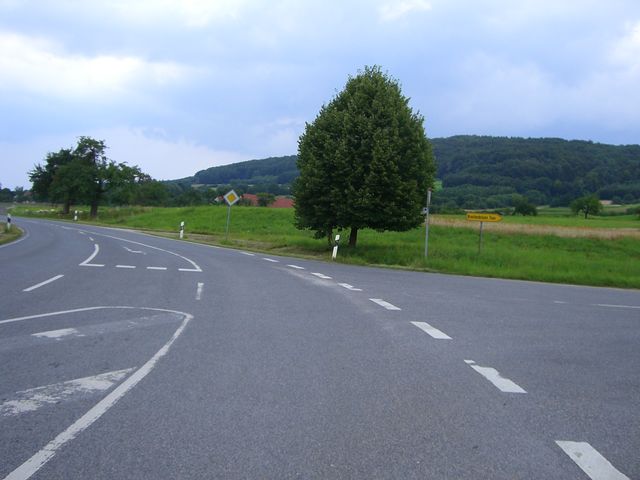 Westanfahrt von Breitenbrunn - Der Startpunkt