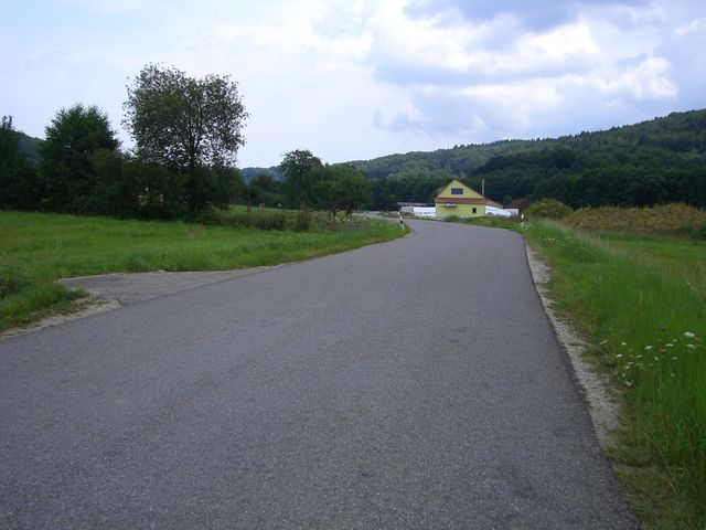 Westanfahrt von Breitenbrunn - Anfahrtsweg nach Breitenbrunn