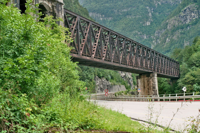 letzte Talbrücke vor Chiusaforte.