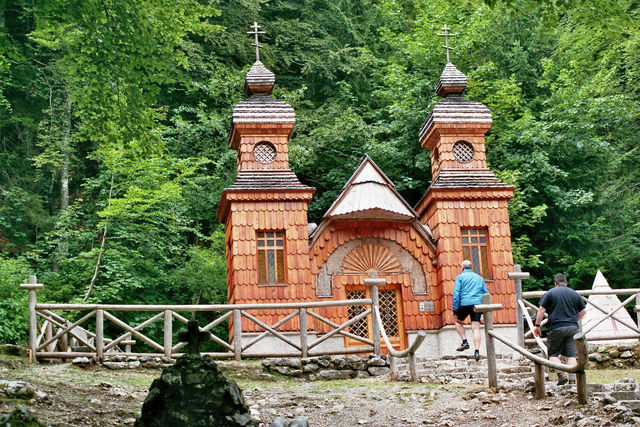 Vrsic: russische Kapelle