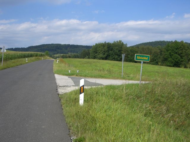 Südanfahrt von Röhrischhof Variante Lillinghof:
