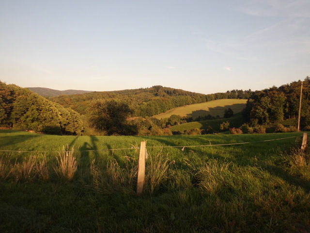 Grüne Hügel rund ums Kunzenbachtal
